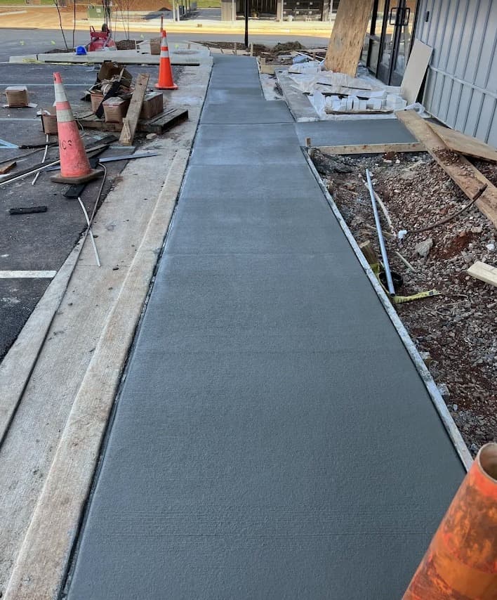 ADA-compliant commercial sidewalk in Hoover